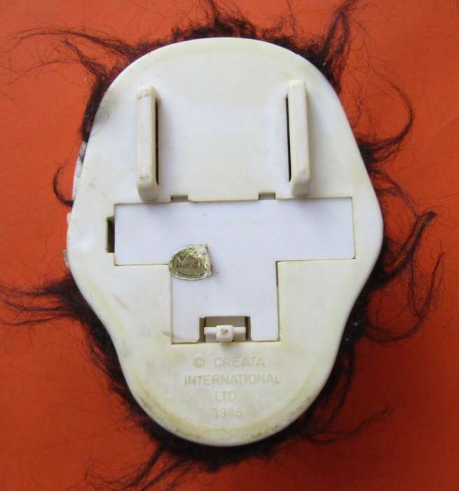 1986 Creata Scary Skull Battery Toy
