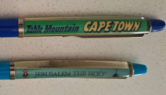 Old Cape Town and Jerusalem Pens