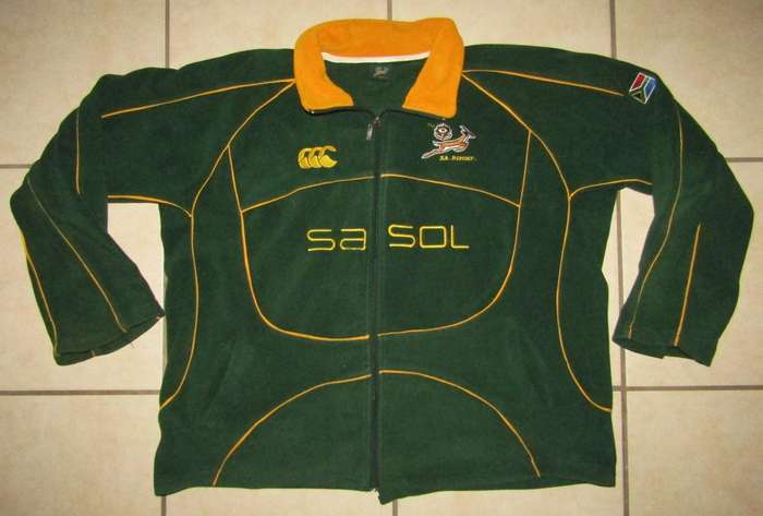Old Springbok Rugby Tracksuit Jacket - Medium Size