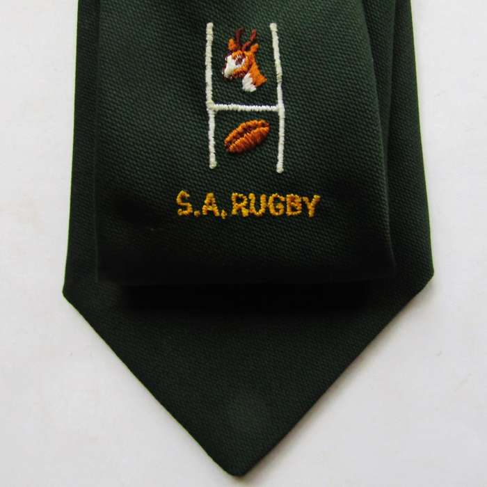 Old SA Springbok Rugby Neck Tie