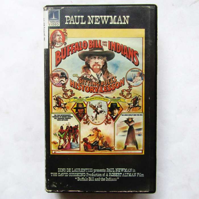 Buffalo Bill and the Indians - Paul Newman - Western Movie VHS Tape (1976)