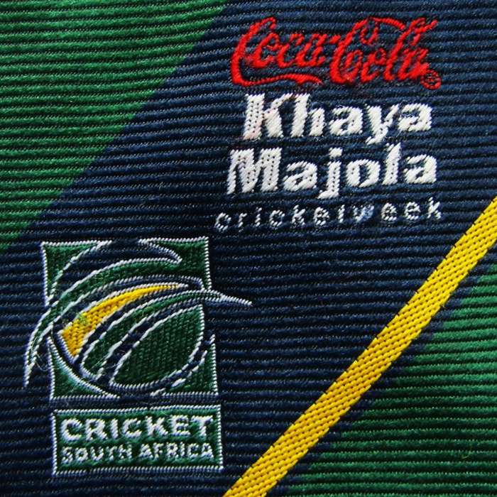 Old Coca Cola Khaya Majola Cricket Week Neck Tie