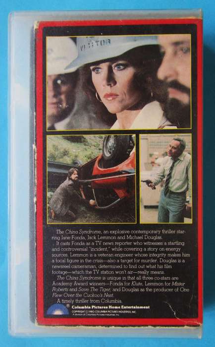 The China Syndrome - Jane Fonda - Movie VHS Tape (1980)