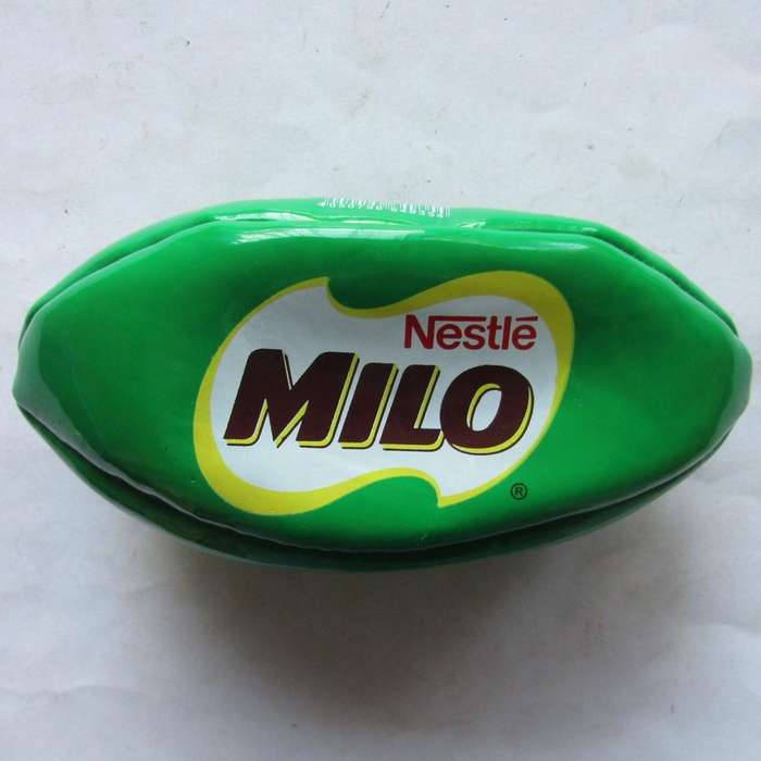 Old Milo Mini Advertising Rugby Ball