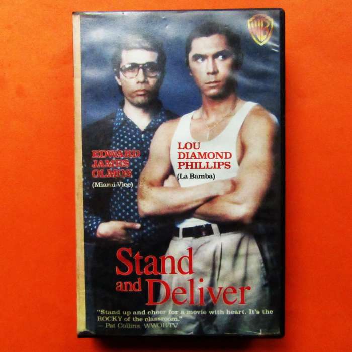 Stand and Deliver - Movie VHS Tape (1989)