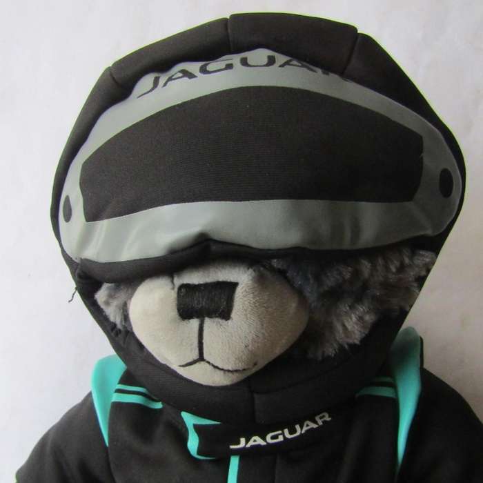 Cool Jaguar Racing Teddy Bear Mascot