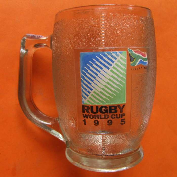 1995 Rugby World Cup Frosted Beer Mug