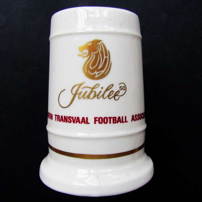 1982 Southern Transvaal Football Association 50 Year Jubilee Beer Mug