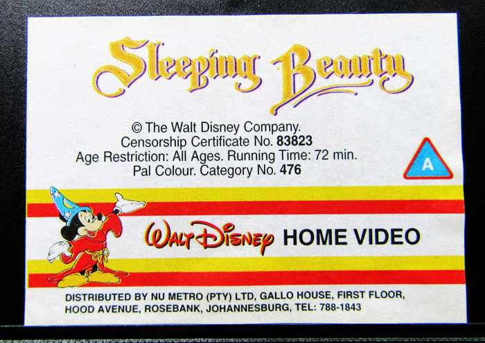 Sleeping Beauty - Walt Disney - Movie VHS Tape
