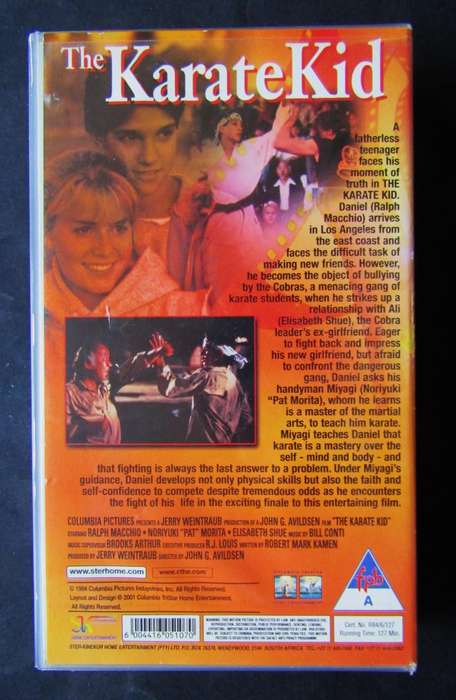 The Karate Kid - Movie VHS Tape (2001)