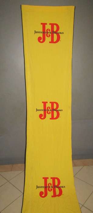 Very Long J & B Whisky Cloth Advertising Banner