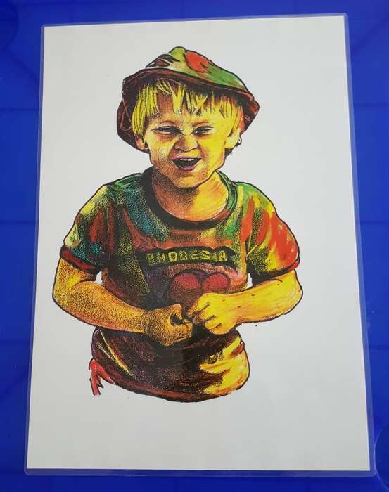 Old Rhodesia Army Boy Laminated Poster