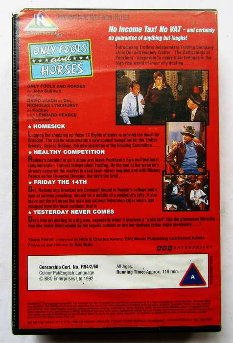 Only Fools and Horses - TV Series VHS Tape (1994)