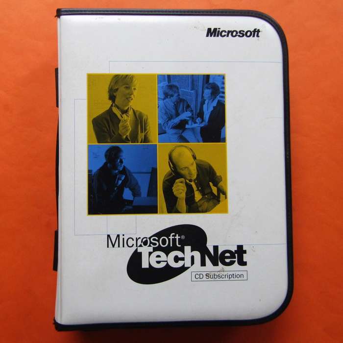 1999 Microsoft TechNet CD Carry Case