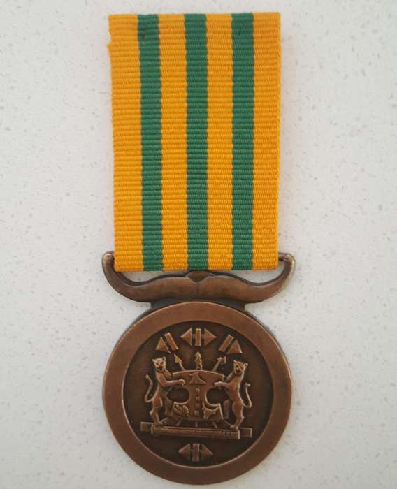 Bophuthatswana Army Long Service and Good Conduct Medal - Full Size