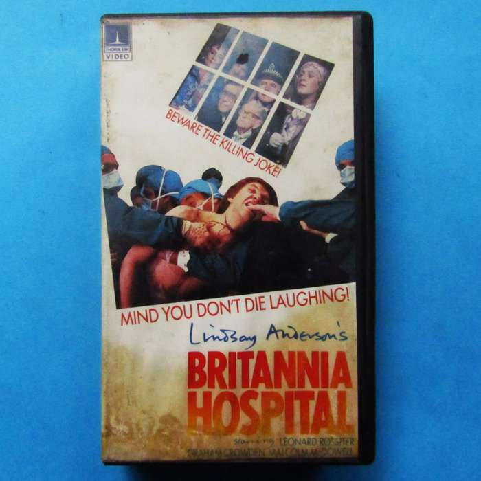 Britannia Hospital - Dark Comedy Movie VHS Tape (1982)
