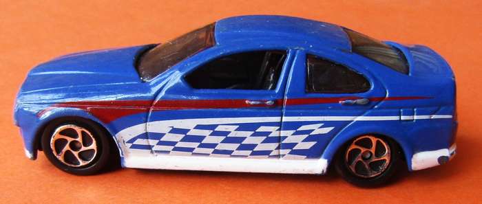 Old China Blue Car