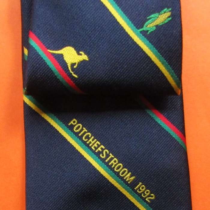 1992 Australia vs Wes Transvaal Rugby Neck Tie
