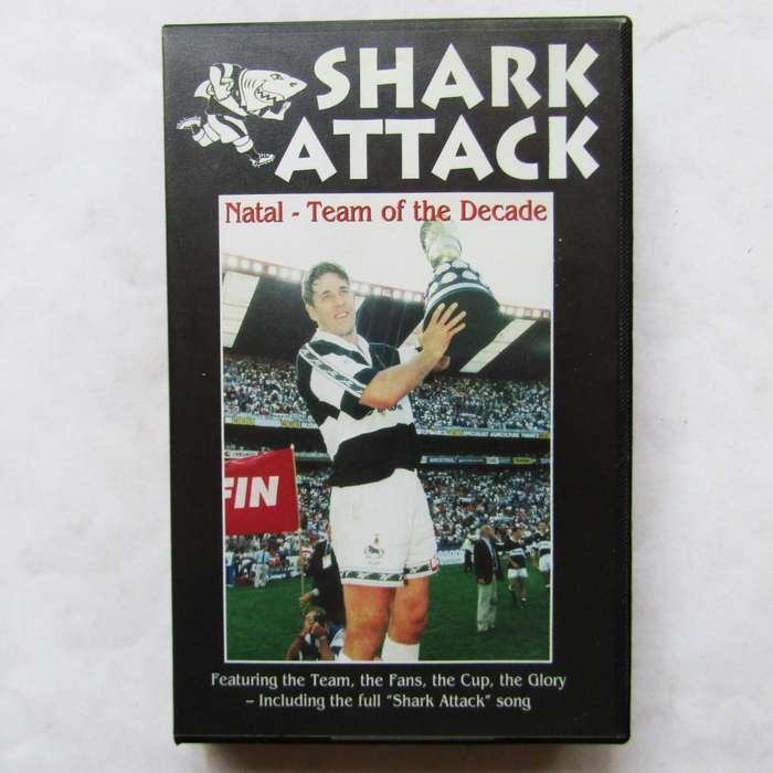 Shark Attack - Natal Rugby VHS Video Tape (1996)