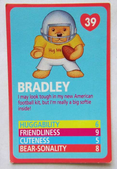 10 Teddy in My Pocket Figure Cards from the 90's