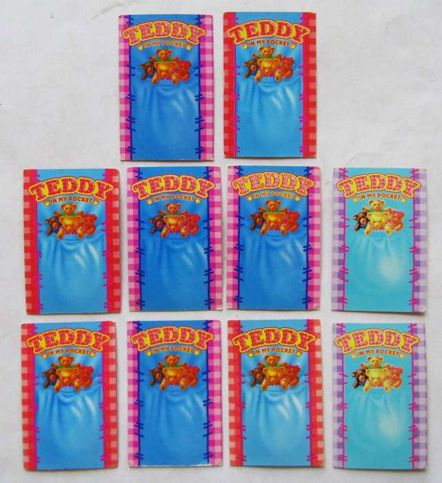 10 Teddy in My Pocket Figure Cards from the 90's
