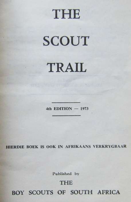 The Scout Trail - Boy Scouts Manual Booklet (1973)