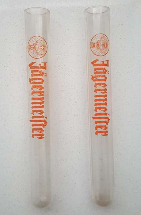 Old Jagermeister Rugby Ball Shaped Bottle Holder with 10 Shot Glasses