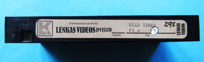 Wild Times - Western VHS Tape (1980)
