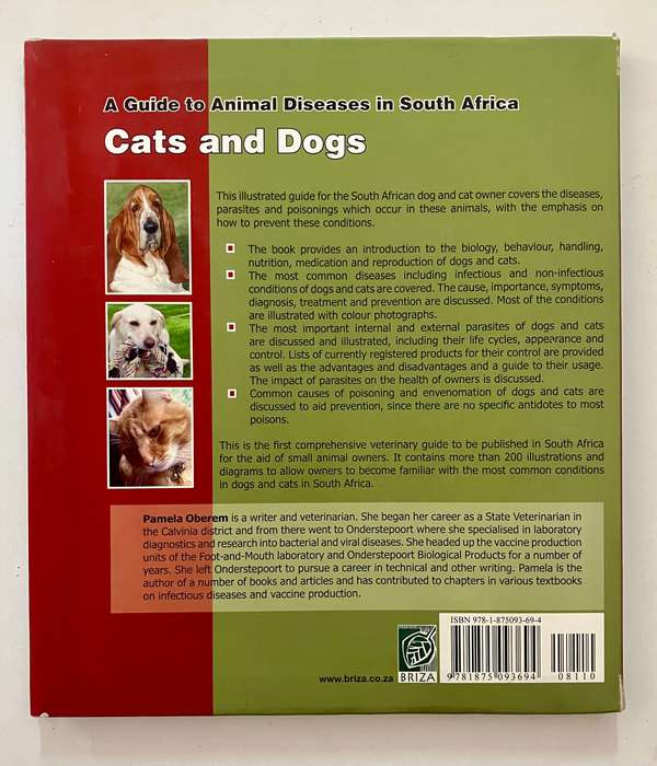 A Guide to Animal Diseases in South Africa: Cats and Dogs - Pamela Oberem. Softcover, 1st Ed. 2008