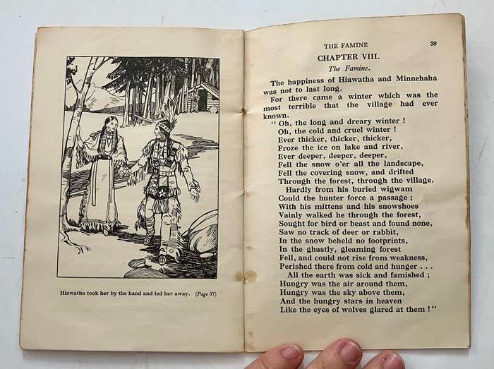 Hiawatha - retold by Constance M Martin. SCARCE Softcover, undated