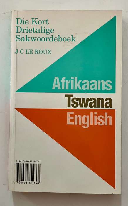 The Concise Trilingual Pocket Dictionary - JC le Roux. Softcover, Reprint. 1997