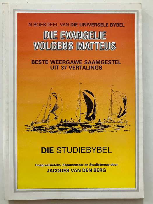 Die Evangelie volgens Mattheus - Jacques van den Berg. Sagteband, 1e uitg. 1994