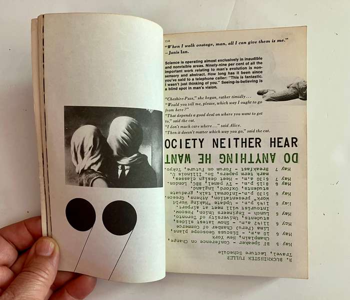 I Seem to be a Verb - R Buckminster Fuller. SC, 1st Ed. 1970
