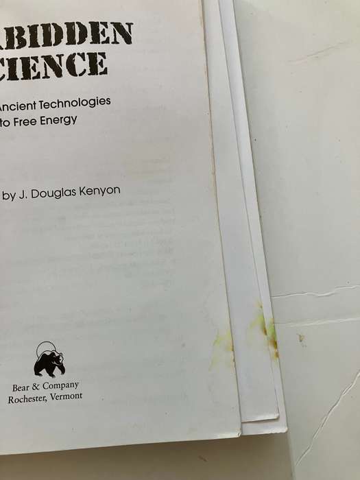 Forbidden Science - J Douglas Kenyon (Ed.). Softcover, 1st Ed. 2008