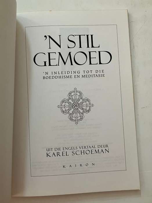 'n Stil Gemoed: Inleiding tot die Boeddhisme en Meditasie - Rob Nairn. Sagteband, 1997