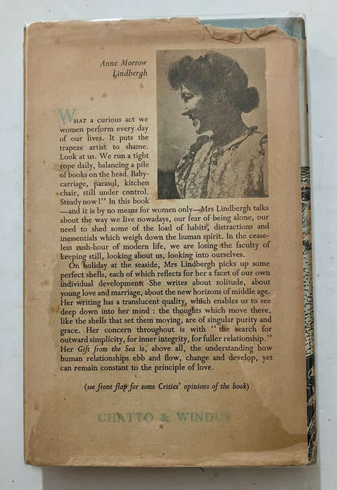 Gift from the Sea - Anne Morrow Lindbergh. Hardcover w dj. 1st Ed. 3rd Impr. 1955