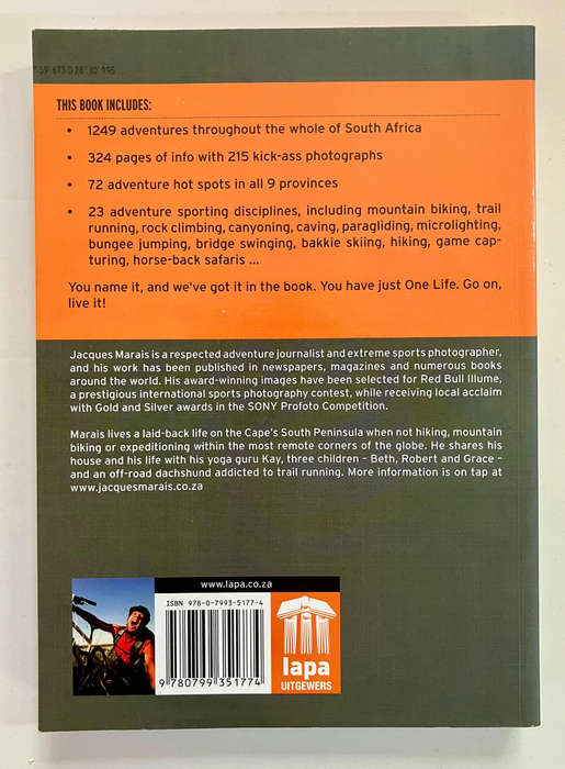 The Adventure Guide of South Africa - Jacques Marais. Softcover. 1st Ed. 2012