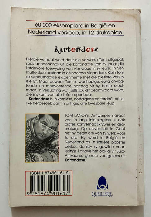 Kartondose - Tom Lanoye. Sagteband, 1e uitg. 1e dr. 1996