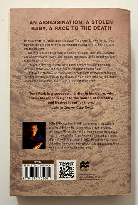 Red Earth - Tony Park. Softcover, 1st Ed. 2016