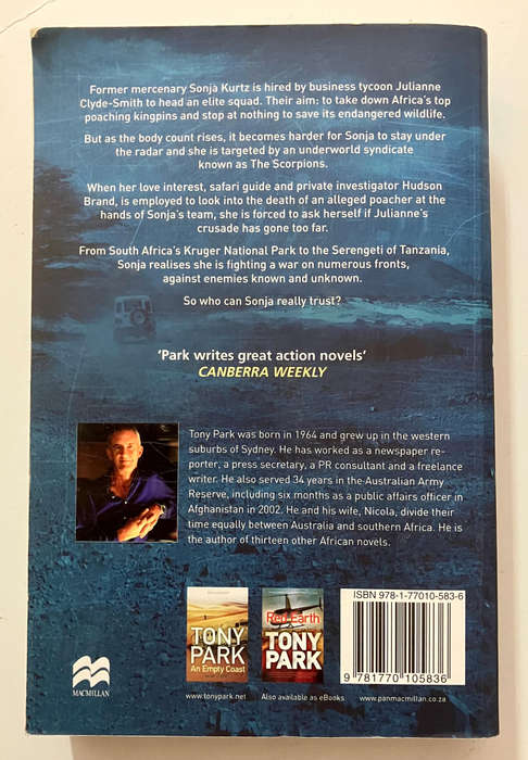 The Cull - Tony Park. Softcover, 1st Ed. 2017