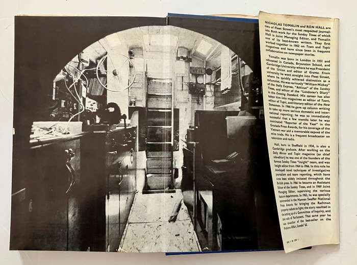 The Strange Voyage of Donald Crowhurst - N Tomalin &. R Hall. Hardcover w dj. 1st Ed. 1970