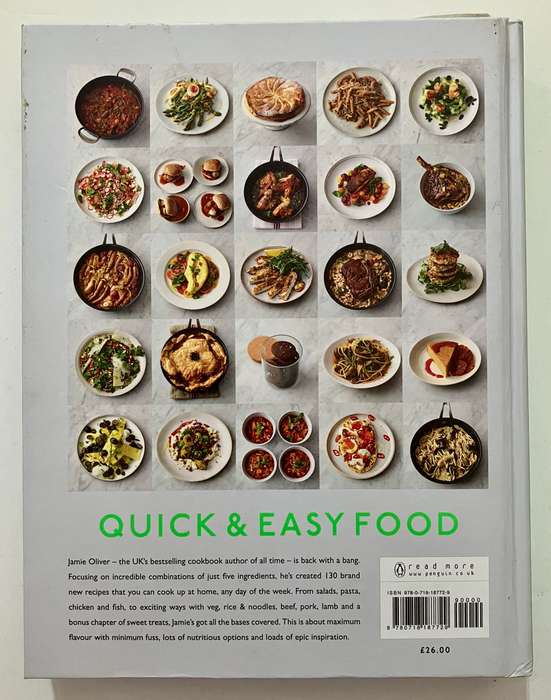 5 Ingredients - Jamie Oliver. Hardcover no dj. 1st Ed, 2017