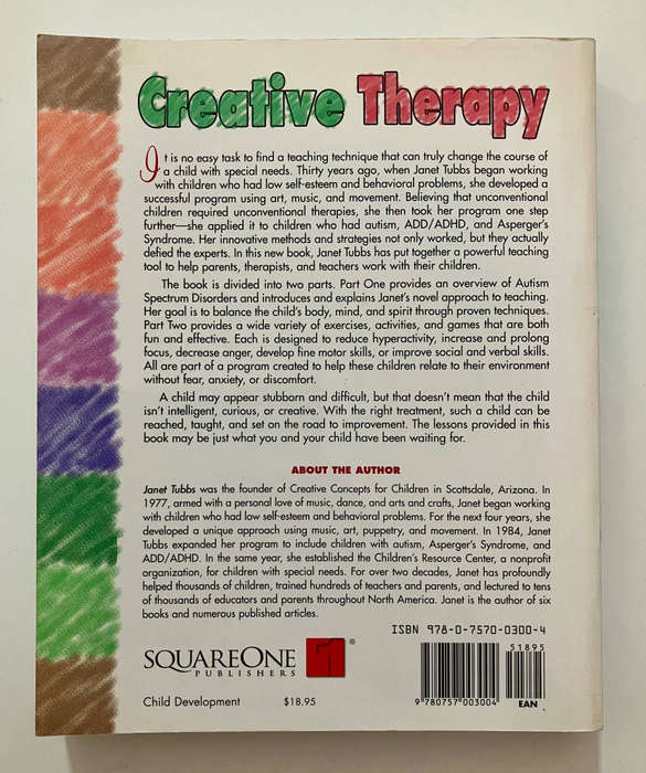 Creative Therapy for Children with Autism, ADD and Asperger's - Janet Tubbs. Softcover, 1st Ed. 2008