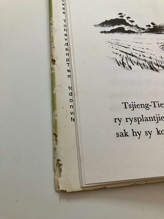Tsjieng-Tieng en die Eende - Marjorie G Fribourg. H-band met omslag, 2e Dr., 1975