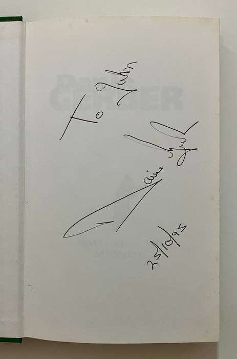 Danie Gerber: Maestro of the Midfield - Chris Schoeman. SIGNED hardcover w dj, 1st Ed 1995
