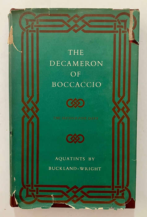 The Decameron of Boccaccio: The Second Five Days. Folio Society hardcover w dj. 1955