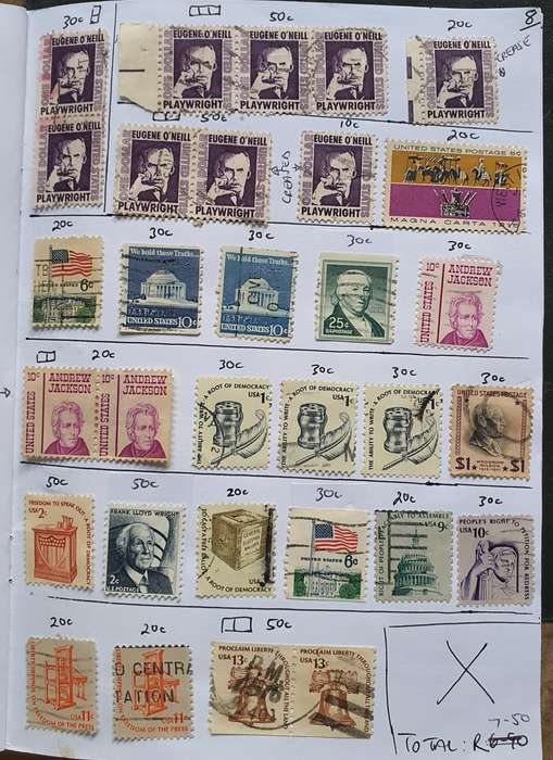 USA STAMP LOT
