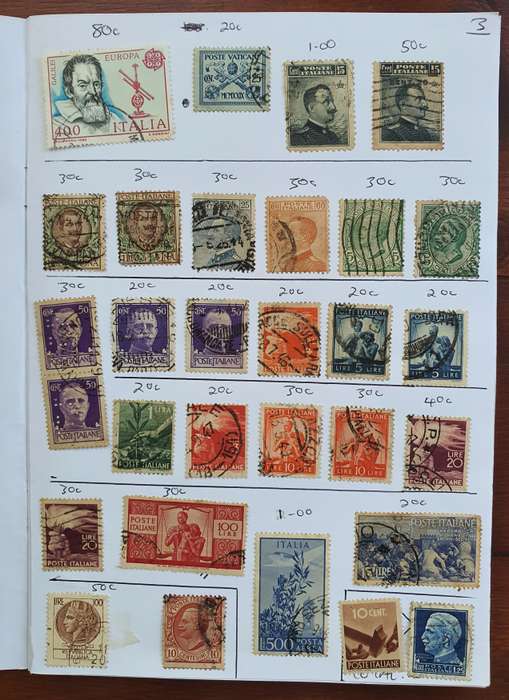 STAMPS OF ITALY - BOOKLET OF MIXED LOT