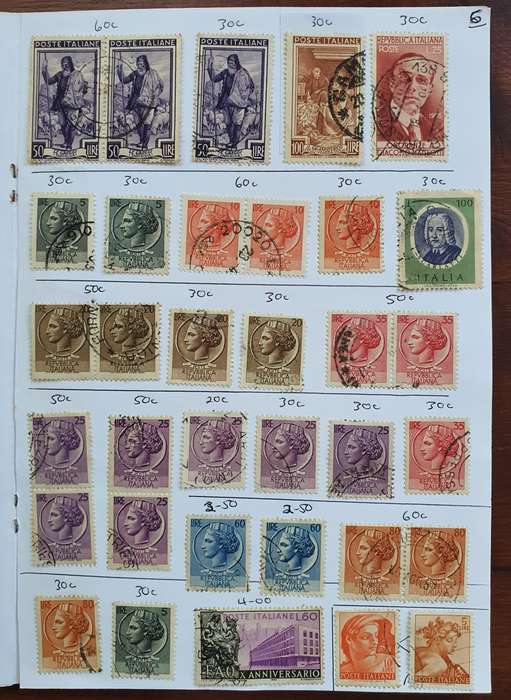 STAMPS OF ITALY - BOOKLET OF MIXED LOT
