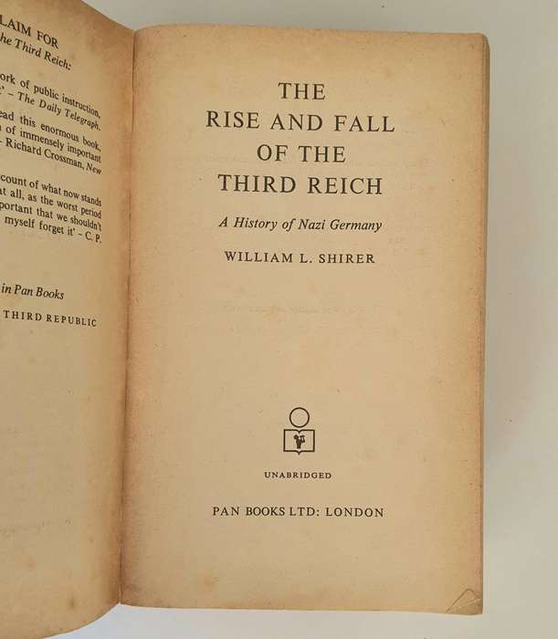 The Rise And Fall Of The Third Reich - W.Shirer